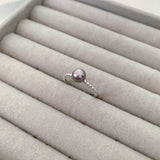 Grey Seawater Pearl Ring