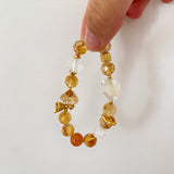 Golden Fad Citrine Crystal Bracelet