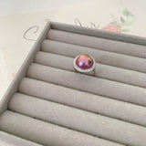 S925 Sunset Glow Mabe Pearls Ring