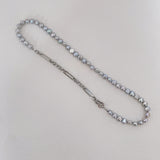 Silver Knight Pearls Necklace