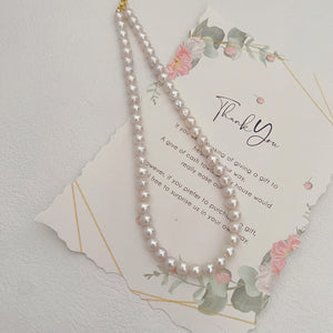 7.5-8 mm Baroque Pearls Necklace