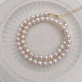 7.5-8 mm Baroque Pearls Necklace