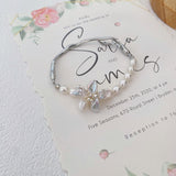 Blossom Flower Pearls Bracelet