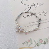 Blossom Flower Pearls Bracelet