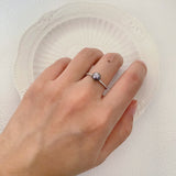 Grey Seawater Pearl Ring