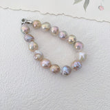 Fantasy Lilies Baroque Pearls Bracelet