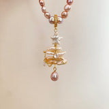 Christmas Tree Baroque Pearls Pendant