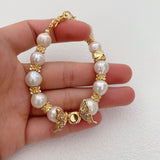 Butterfly Baroque Pearls Bracelet #2