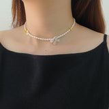 Blossom Flower Pearls Necklace