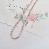 Duo Pink Pearls Necklace