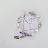 Chrome Heart Pearls Bracelet