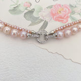 Duo Pink Pearls Necklace