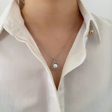 Satellite Pearls Necklace