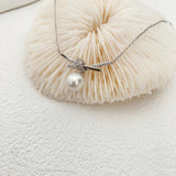 Tiff knot Pearl S925 Necklace