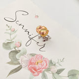 S925 Rose Baroque Pearls Ring