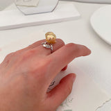 S925 Rose Baroque Pearls Ring