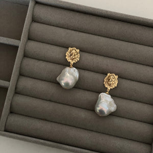 Baroque Pearl Earring No.9