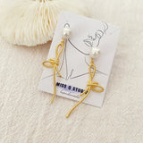 Bowknot Baroque Pearls Earring