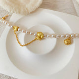Puppy Pearls Bracelet