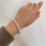 Creamy Baroque Pearls Bracelet