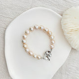 Creamy Baroque Pearls Bracelet