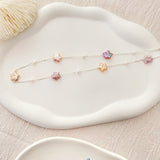 Color Starry Star Pearl Necklace