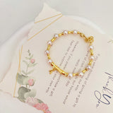 Bamboo Pearls Bracelet