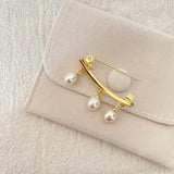 3 Pearls Brooch