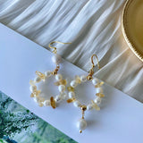 Yellow Wreath Earrings