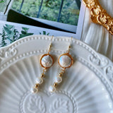 Nest Baroque Pearl Earrings