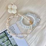 Twist Baroque Pearls Necklaces - 2 Layers