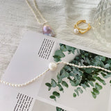 3mm Simple Baroque Pearls Necklaces