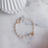 Clover Crystal Pearls Bracelets
