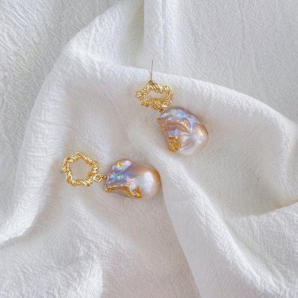 Baroque Pearls Earrings No.1