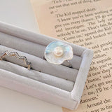 Lotus Baroque Pearls Rings