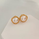 Nest Pearls Earrings