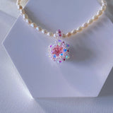 Fay Crystal Pearls Necklaces