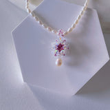 Fay Crystal Pearls Necklaces