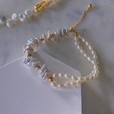 Luchia Floral Pearls Bracelets