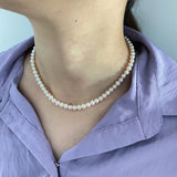 6-6.5mm Grace Heart Oval Pearls Necklaces