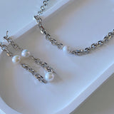 Mason Metal Baroque Pearls Necklaces