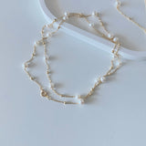 Starry Pearls Long Necklaces