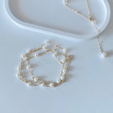 Starry Pearls Long Necklaces