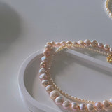 Verdandi Pearl Necklaces - Taro purple