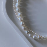 3mm Oval Pearls Necklaces