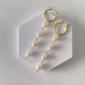 Drops Freashwater Pearls Earrings