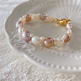Star Knitting Pearls Bracelets