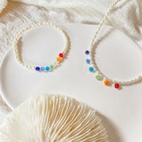 Rainbow Pearls Necklace