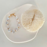 Round Baroque Pearls Bracelets