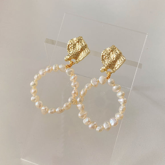 INS Pearl Rings Earrings